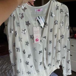 Star bodysuit NWT